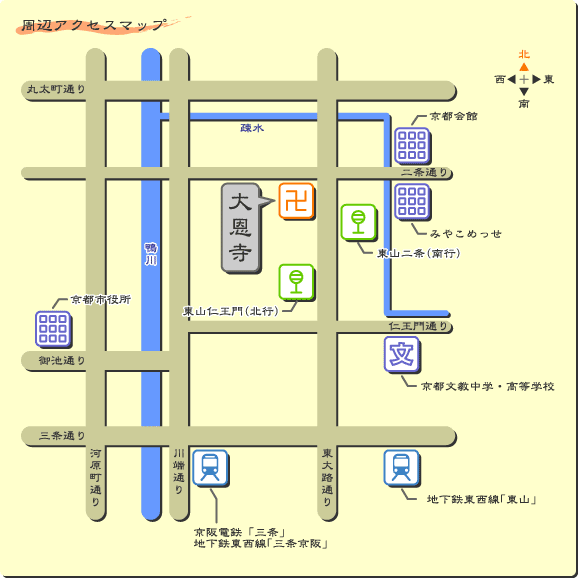 周辺アクセスマップ